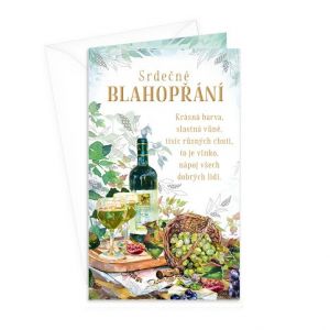 ARGUS Přání k narozeninám nebo k svátku 15-6580c