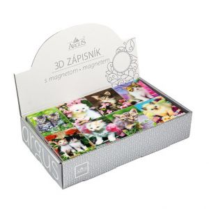 ARGUS Trhací zápisník s magnetem 3D efekt 11160003