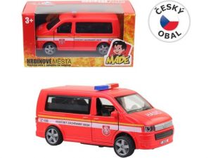 Auto, hasičská dodávka, CZ design i box