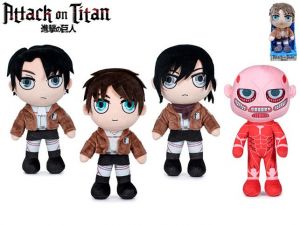 Útok Titánů postavičky plyšové 27cm 4druhy 0m+ v krabičce