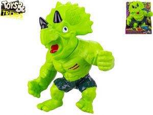 Toys&Trends Brainboooom monstrum strečové triceratops 24cm v krabičce