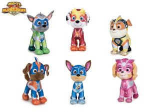 Paw Patrol Super Mighty Pups plyšoví 19cm 6druhů 0m+