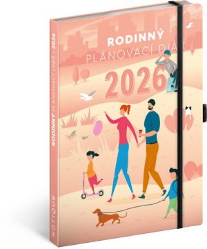 Diář rodinný – pomocník všech rodičů 2026, 15 x 21 cm / PGD-35690