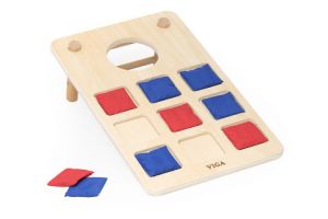 Dřevěná velká hra piškvorky a sáčky