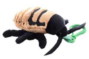 Plyš Šváb syčící klíčenka