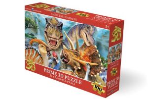 Puzzle 3D - Smějící se dinosauři