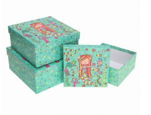 Dárkové krabice s motivem mořské panny střední