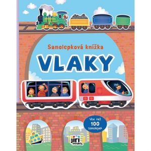 Samolepková knížka Vlaky