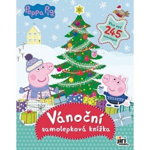 Vánoční samolepková knížka Prasátko Peppa
