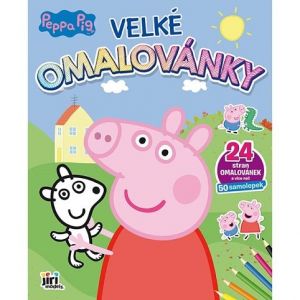 Velké omalovánky Prasátko Peppa