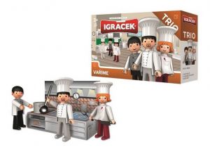EFKO Igráček TRIO Vaříme - Kuchař, Kuchařka a Číšník