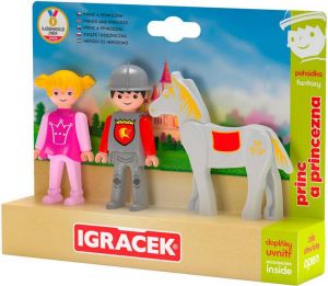 EFKO Igráček TRIO - Princezna, Rytíř a bílý kůň