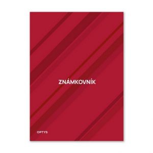 Známkovník A5, bordó