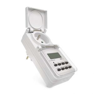 EMOS Časovač – digitální spínací zásuvka venkovní IP44