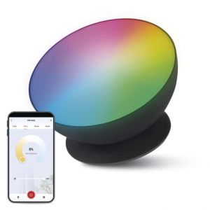 EMOS GoSmart LED ambientní lampa, černá, teplá bílá–studená bílá/ RGB, WiFi