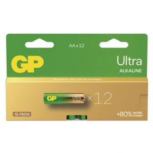 GP Alkalická baterie GP Ultra AA (LR6), 12 ks