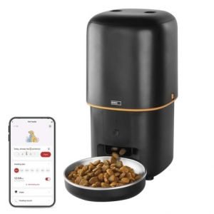 EMOS GoSmart dávkovač krmiva Pet Care, 4 l, černý, Wi-Fi