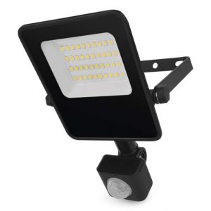 EMOS LED reflektor VISIO s pohybovým čidlem, 20 W, černý, neutrální bílá