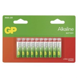 GP Alkalická baterie GP Alkaline AAA (LR03), 20 ks