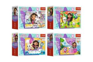 Minipuzzle miniMaxi 20 dílků Gabbyin pestrý den