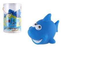 Žralok zvířátko svítící ve vodě plast 6cm na baterie