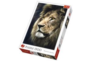 Puzzle Lev 1500 dílků 58x85cm v krabici 26x40x6cm