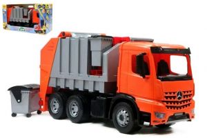 Auto popelář plast 72cm 3-osý Mercedes Actros v krabici