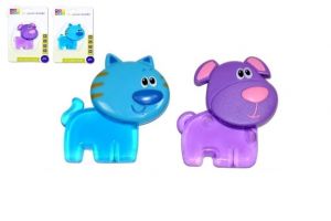 Kousátko chladící zvířátko 8cm asst 2 druhy na kartě