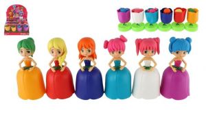 Panenka květinová víla plast 12cm pevné tělo mix druhů v blistru