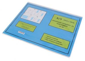 Samolepicí obal na sešity a knihy, transparentní, 35 x 26 cm, 10 ks