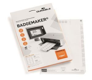 Etikety, bílá, 60 x 90 mm, DURABLE 145602