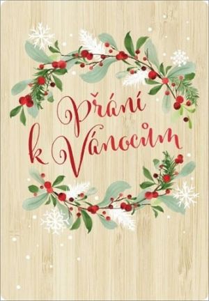 ALBI Bambusové přání - vánoční věnec