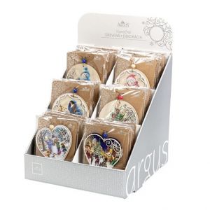 ARGUS Vánoční dřevěné dekorace mix 2357V002