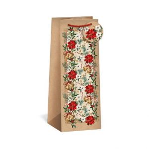 ARGUS Dárková papírová taška na víno T8N (39,8 x 15 cm) 08350009