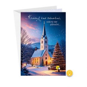 ARGUS Vánoční přání svítící 71-5003c