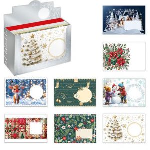 ARGUS Obálka B6 s potiskem BOX – mix vánočních motivů, 120 ks 1071V007