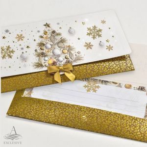 ARGUS Obálka na peníze vánoční luxusní 81-6053