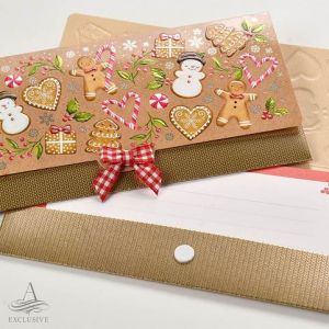 ARGUS Obálka na peníze vánoční luxusní 81-6056