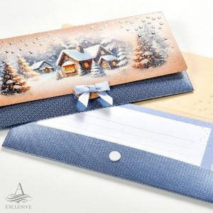 ARGUS Obálka na peníze vánoční luxusní 81-6057