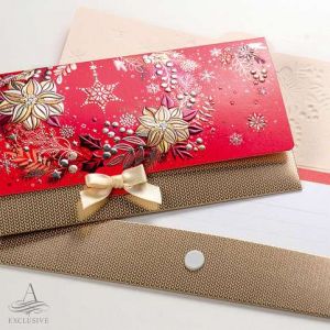 ARGUS Obálka na peníze vánoční luxusní 81-6058