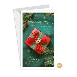 ARGUS Vánoční přání s kapsou na peníze 11-6573c