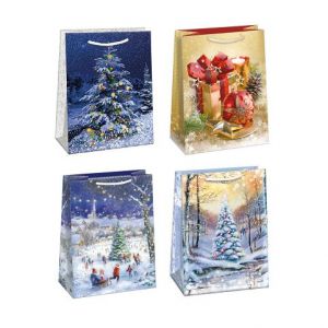 ARGUS Dárková papírová taška (23 x 32 cm) T5 mix 12 ks 08530010