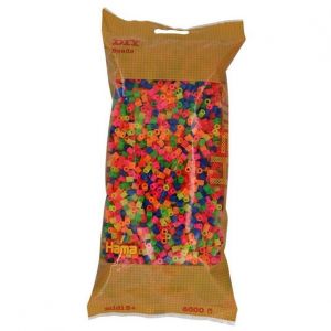 HAMA MIDI Zažehlovací korálky neonové mix 6.000 ks