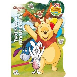 Tvarované omalovánky Medvídek Pú