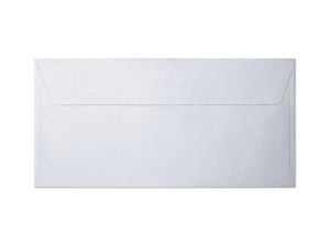 Ozdobné obálky Millenium - DL, 120 g/m2, metalické, diamantově bílé, 10 ks