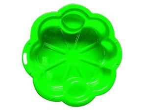 Pískoviště květina - zelené 107x107 cm