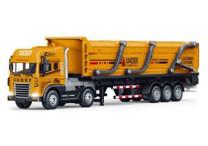 Auto kovové tahač sklápěč s efekty 42 cm