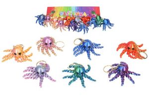 Klíčenka 3D chobotnice