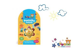 Voskovky pastelky hvězda created 6 barev 6cm na kartě