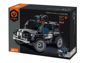 Stavebnice iM.MASTER terénní auto 2v1 plast 391 dílků v krabici 31x23x6,5cm